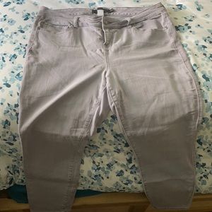 Size 18r light grey stretch denim